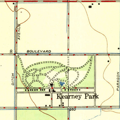 United States Geological Survey Kearney Park, CA (1947, 24000-Scale) digital map