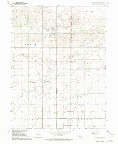 United States Geological Survey Kearney SE, NE (1970, 24000-Scale) digital map