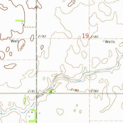 United States Geological Survey Kearney SE, NE (1970, 24000-Scale) digital map
