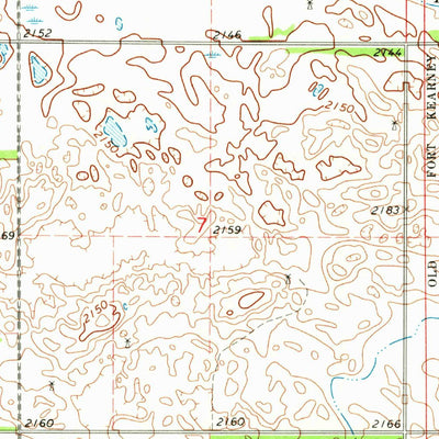 United States Geological Survey Kearney SE, NE (1970, 24000-Scale) digital map