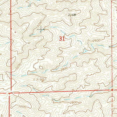 United States Geological Survey Kearny, AZ (1964, 24000-Scale) digital map