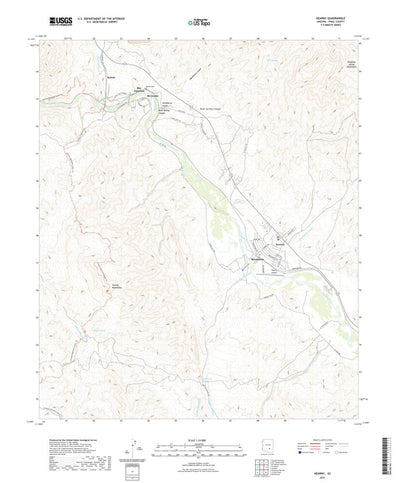 United States Geological Survey Kearny, AZ (2021, 24000-Scale) digital map
