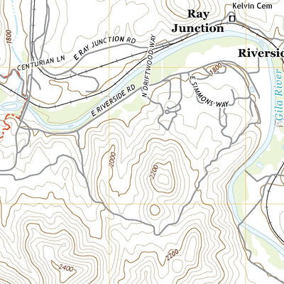 United States Geological Survey Kearny, AZ (2021, 24000-Scale) digital map