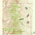 United States Geological Survey Kearsarge Peak, CA (1994, 24000-Scale) digital map