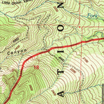 United States Geological Survey Kearsarge Peak, CA (1994, 24000-Scale) digital map
