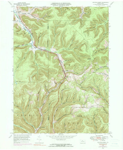 United States Geological Survey Keating Summit, PA (1948, 24000-Scale) digital map