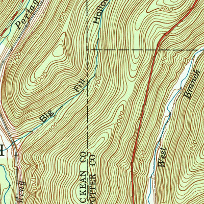 United States Geological Survey Keating Summit, PA (1948, 24000-Scale) digital map