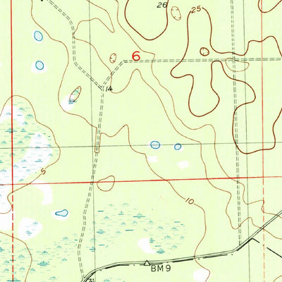 United States Geological Survey Keaton Beach, FL (1954, 24000-Scale) digital map