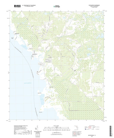 United States Geological Survey Keaton Beach, FL (2021, 24000-Scale) digital map