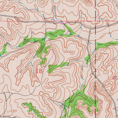 United States Geological Survey Keats, KS (1955, 24000-Scale) digital map