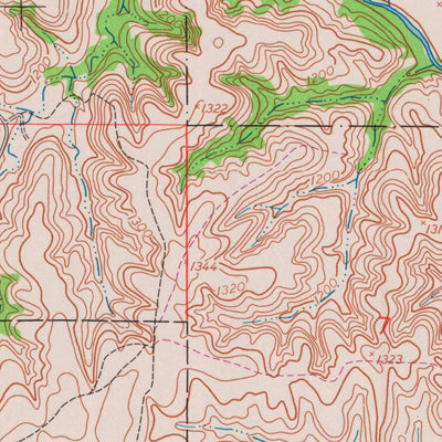 United States Geological Survey Keats, KS (1955, 24000-Scale) digital map