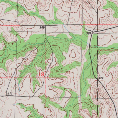 United States Geological Survey Keats, KS (1982, 24000-Scale) digital map