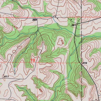 United States Geological Survey Keats, KS (1992, 24000-Scale) digital map