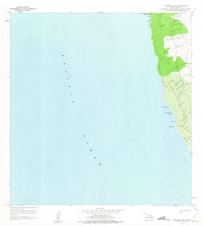 United States Geological Survey Keawanui Bay, HI (1957, 24000-Scale) digital map