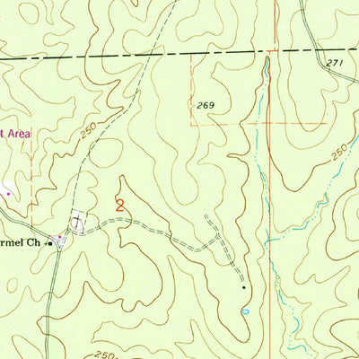 United States Geological Survey Kedron, AR (1962, 24000-Scale) digital map