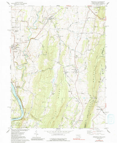 United States Geological Survey Keedysville, MD-WV (1978, 24000-Scale) digital map