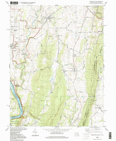 United States Geological Survey Keedysville, MD-WV (1994, 24000-Scale) digital map