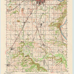 United States Geological Survey Keefeton, OK (1948, 62500-Scale) digital map