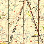 United States Geological Survey Keefeton, OK (1950, 62500-Scale) digital map