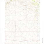 United States Geological Survey Keeline, WY (1970, 24000-Scale) digital map