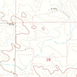 United States Geological Survey Keeline, WY (1970, 24000-Scale) digital map