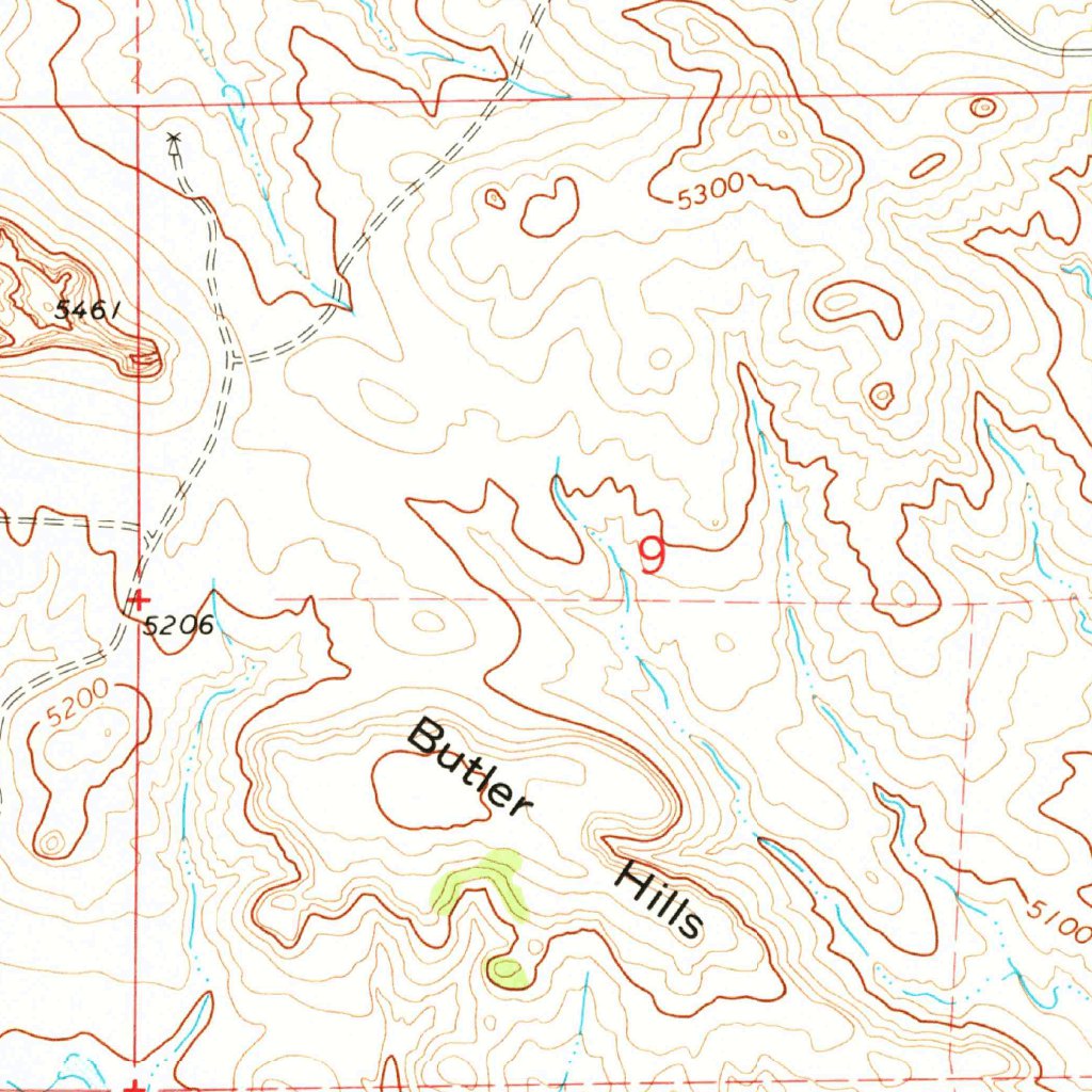 Keeline, WY (1970, 24000-Scale) Map by United States Geological Survey ...