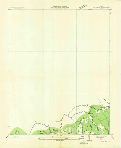 United States Geological Survey Keen Mountain, VA (1935, 24000-Scale) digital map