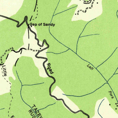 United States Geological Survey Keen Mountain, VA (1935, 24000-Scale) digital map