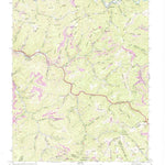 United States Geological Survey Keen Mountain, VA (1968, 24000-Scale) digital map