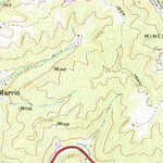 United States Geological Survey Keen Mountain, VA (1968, 24000-Scale) digital map