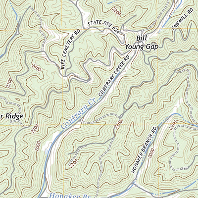 United States Geological Survey Keen Mountain, VA (2022, 24000-Scale) digital map
