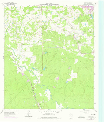 United States Geological Survey Keenan, TX (1962, 24000-Scale) digital map
