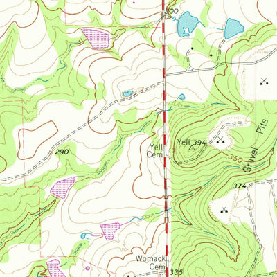 United States Geological Survey Keenan, TX (1962, 24000-Scale) digital map