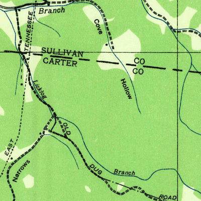 United States Geological Survey Keenburg, TN (1935, 24000-Scale) digital map