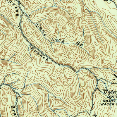 United States Geological Survey Keenburg, TN (1938, 24000-Scale) digital map