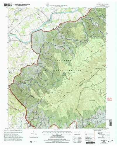 United States Geological Survey Keenburg, TN (2003, 24000-Scale) digital map