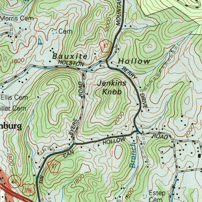 United States Geological Survey Keenburg, TN (2003, 24000-Scale) digital map