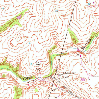 United States Geological Survey Keene, KY (1952, 24000-Scale) digital map