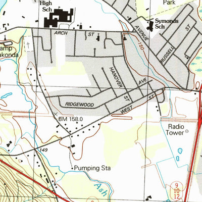 United States Geological Survey Keene, NH (1998, 24000-Scale) digital map