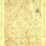 United States Geological Survey Keene, NH-VT (1898, 62500-Scale) digital map