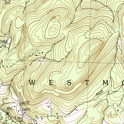 Keene, NH-VT (1984, 25000-Scale) Map by United States Geological Survey ...