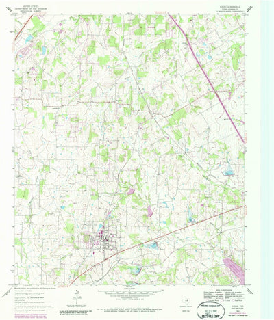 United States Geological Survey Keene, TX (1960, 24000-Scale) digital map