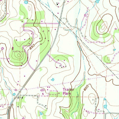 United States Geological Survey Keene, TX (1960, 24000-Scale) digital map