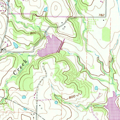 United States Geological Survey Keene, TX (1960, 24000-Scale) digital map