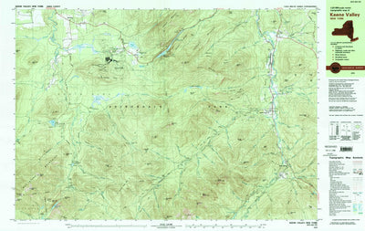 United States Geological Survey Keene Valley, NY (1979, 25000-Scale) digital map