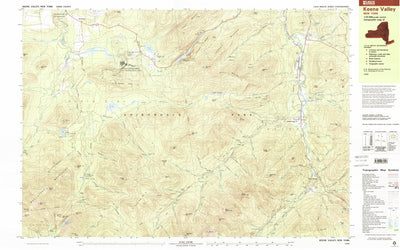United States Geological Survey Keene Valley, NY (1999, 25000-Scale) digital map
