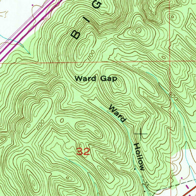United States Geological Survey Keener, AL (1959, 24000-Scale) digital map