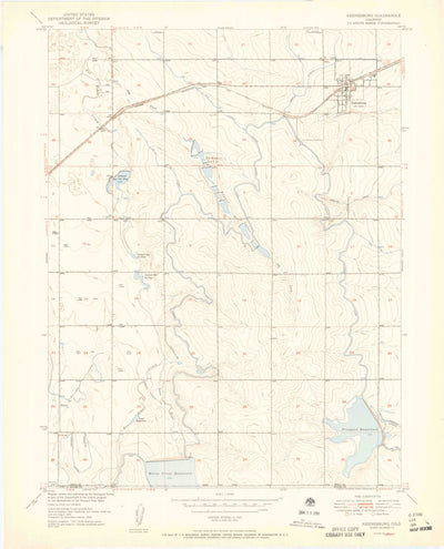 United States Geological Survey Keenesburg, CO (1951, 24000-Scale) digital map