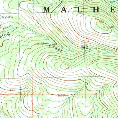 United States Geological Survey Keeney Point, OR (1990, 24000-Scale) digital map