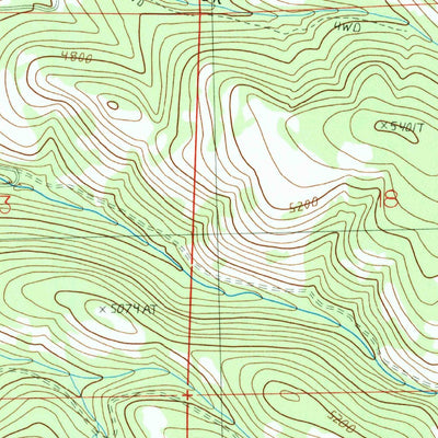 United States Geological Survey Keeney Point, OR (1990, 24000-Scale) digital map